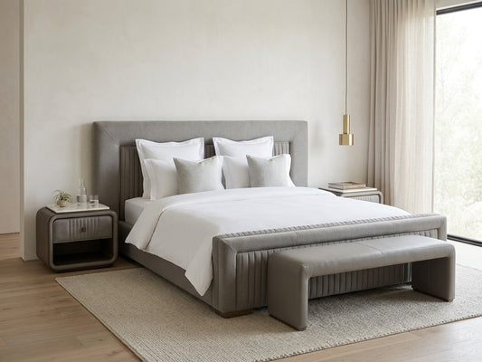 Atem Demes Bed + Side Table