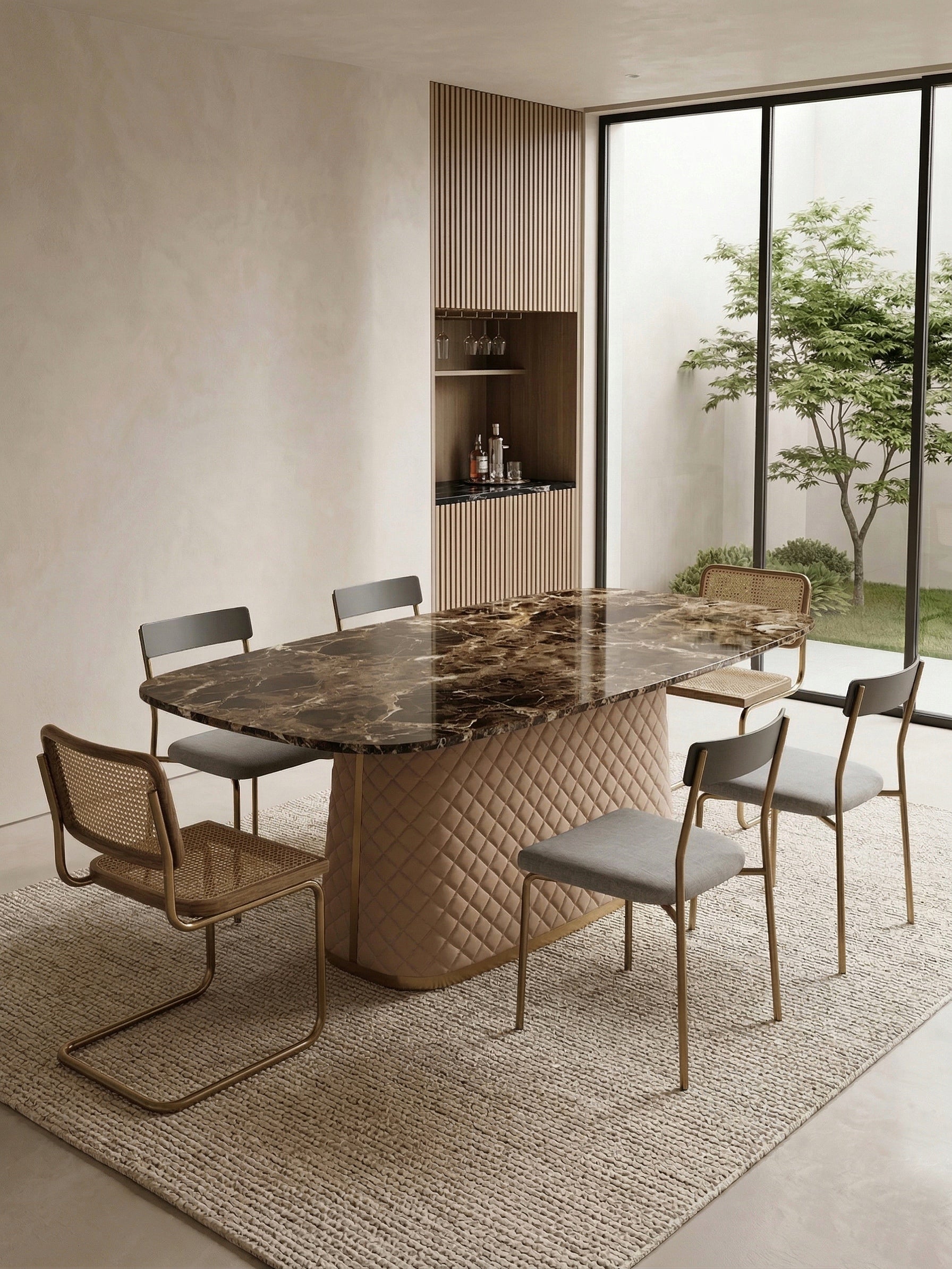 The Marquina Ellipse Dining